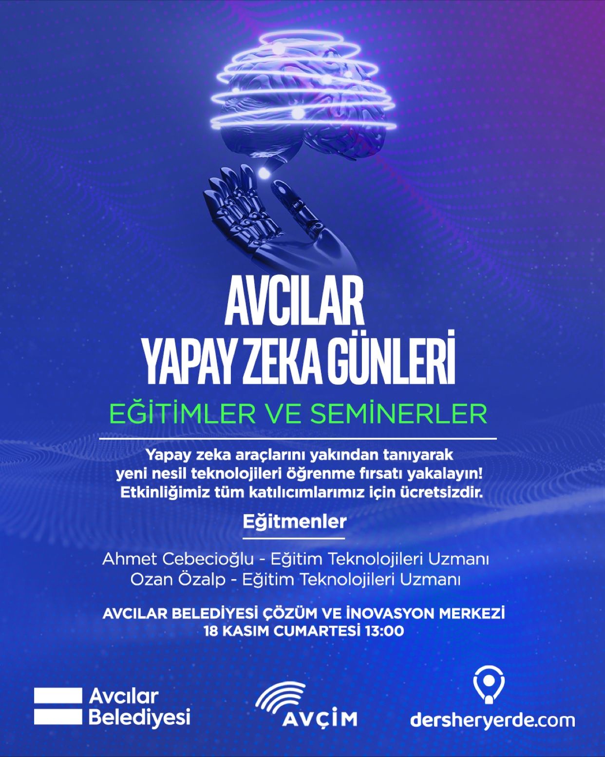 Avcılar Yapay Zeka Günleri Başladı!