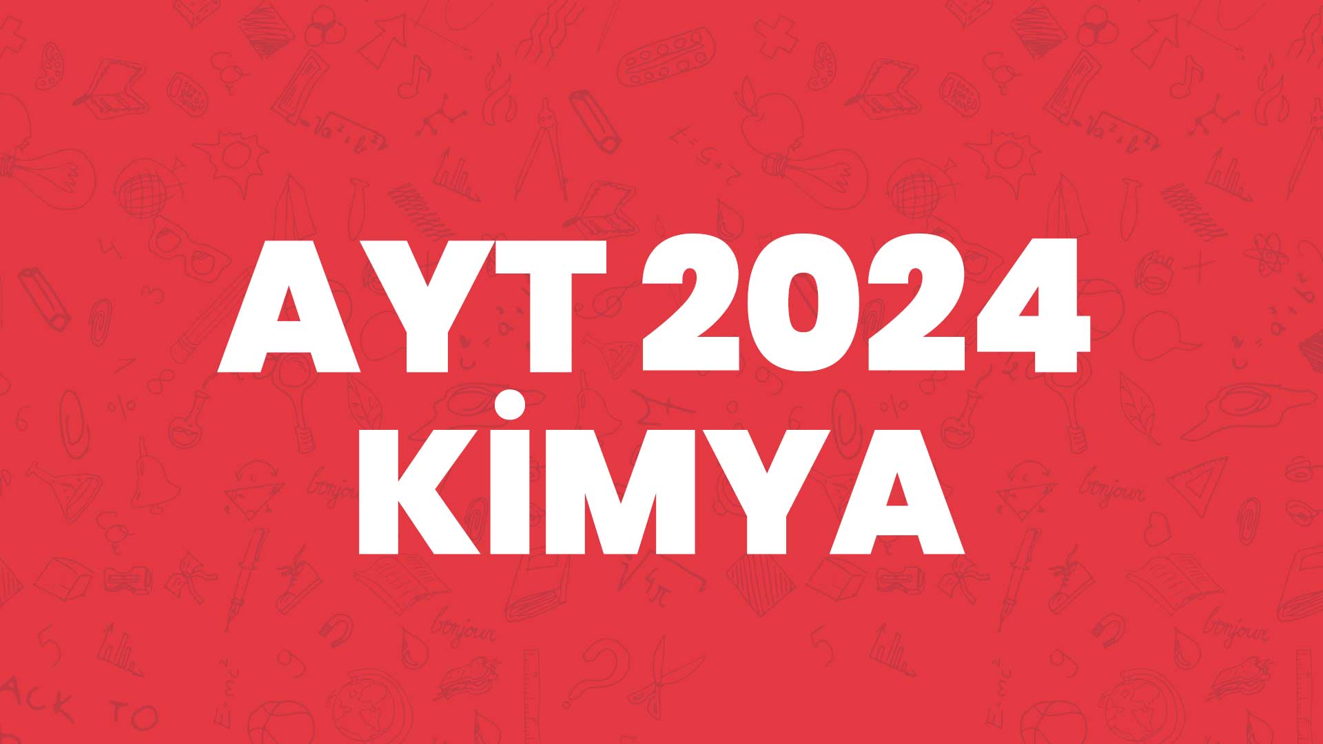 AYT 2024 Kimya