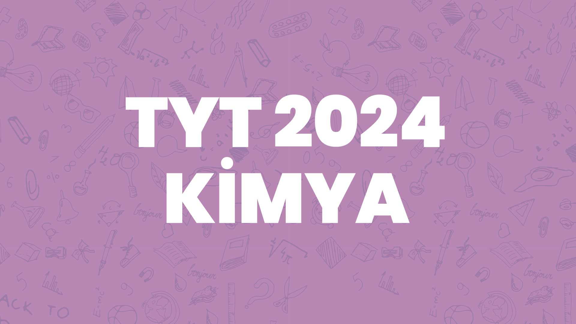 TYT 2024 Kimya